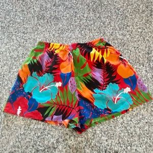 SOLD Wild honey vibrant colorful tropical vintage shorts ⚡️⚡️